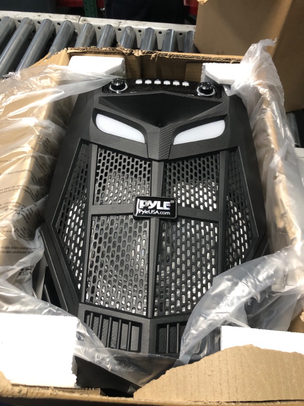 Photo 3 of (subwoofer does not work)(sold for parts/repair)Pyle Portable Bluetooth PA Speaker System-800W 12” Indoor/Outdoor Bluetooth Speaker