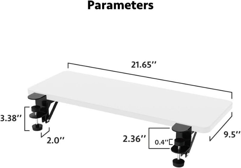 Photo 1 of (READ FULL POST) Desk Extender Tray (WHITE) 