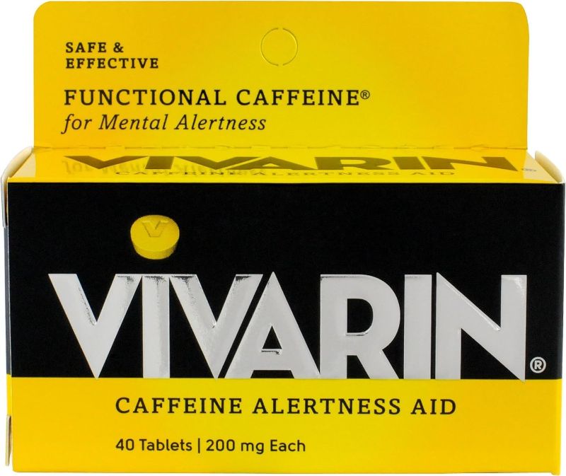 Photo 1 of Vivarin Caffeine Alertness Aid, 200mg Tablets, 40 Count NON-REFUNDABLE 6/24