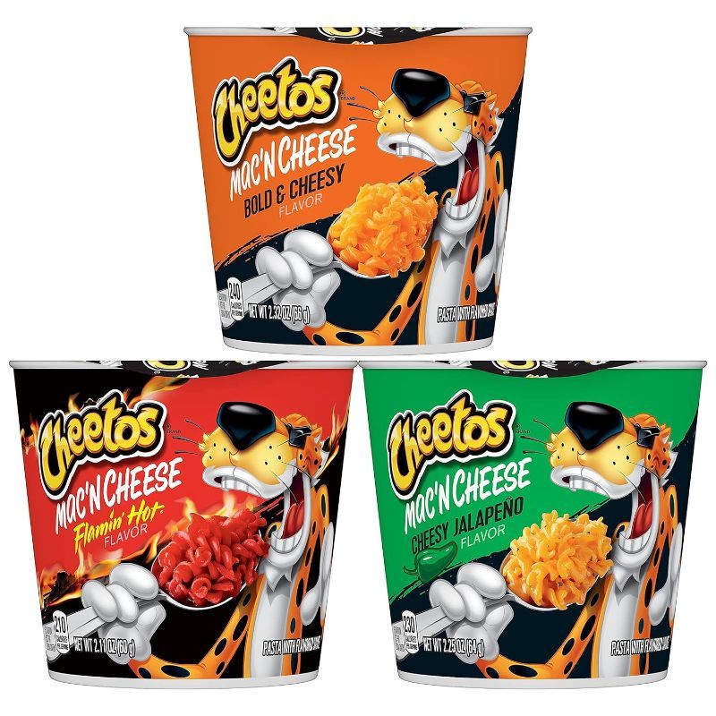 Photo 1 of * NON REFUNDABLE * Cheetos Mac 'N Cheese, 3 Flavor Variety Pack, (12 Cups)