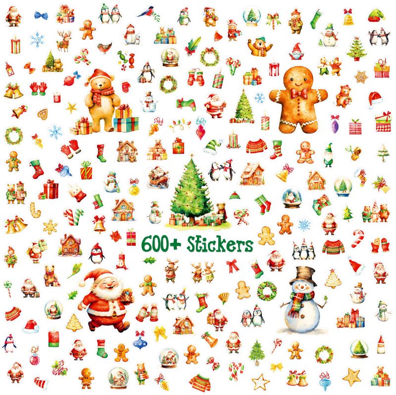 Photo 1 of * BUNDLE OF THREE, NO REFUNDABLE * * 600+ PCS Christmas Stickers