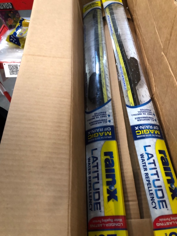 Photo 4 of * BUNDLE OF TWO, NON REFUNDABLE * Rain-X 5079281-2 Latitude 2-In-1 Water Repellent Wiper Blades, 26 Inch Windshield Wipers 