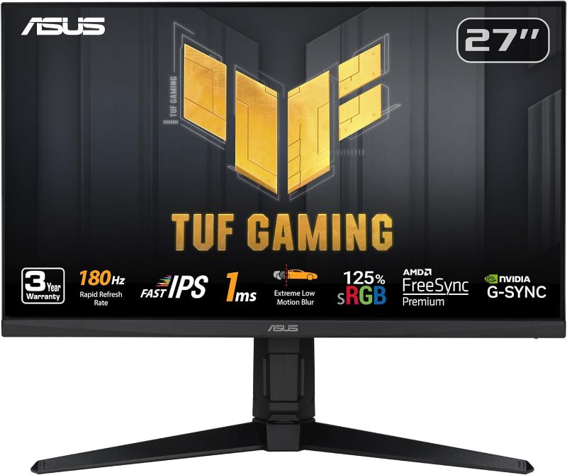 Photo 1 of ASUS TUF Gaming 27” 1080P Monitor