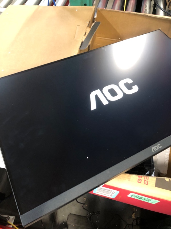 Photo 3 of AOC 24G15N 24" Gaming Monitor, Full HD 1920x1080, 180Hz 1ms, 1x HDMI 2.0, 1x Display Port, Adaptive-Sync, 3-Sided Frameless, HDR Ready, Console Gaming Ready, 3-Year Zero-Bright-Dot, Black 24" 180Hz Low Latency 180 Hz