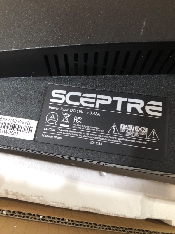 Photo 3 of Sceptre 34-Inch Curved Ultrawide WQHD Monitor 3440 x 1440 R1500 up to 165Hz DisplayPort x2 99% sRGB 1ms Picture by Picture, Machine Black 2023 (C345B-QUT168)