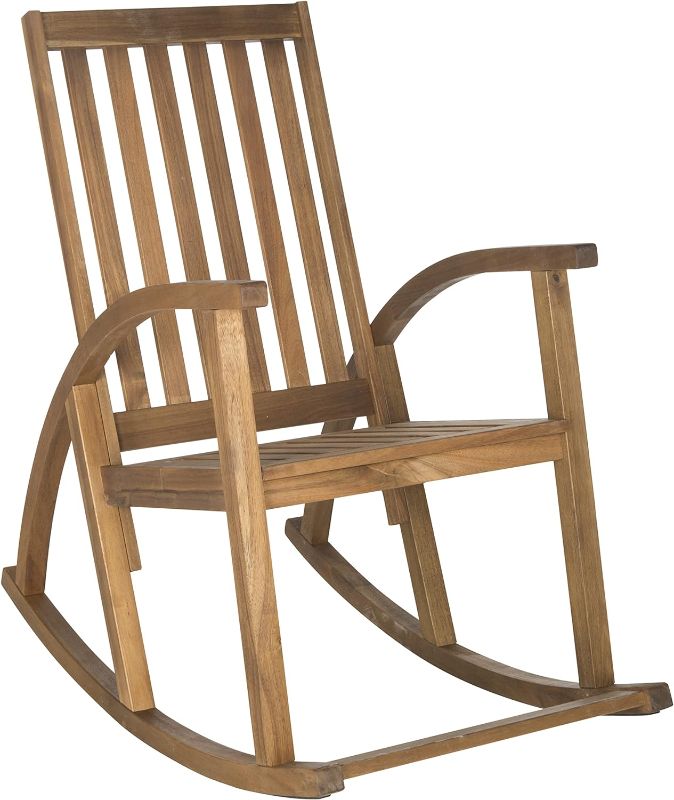 Photo 1 of ** STOCK PHOTO FOR REFERENCE**  Safavieh Outdoor Collection Clayton Look Rocking Chair Teak