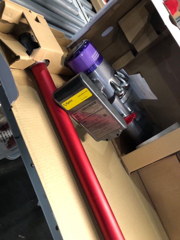 Photo 1 of ***DAMAGED - WON'T POWER ON - SEE COMMENTS***
Dyson Outsize Cordless Vacuum Cleaner, Nickel/Red, Extra Large