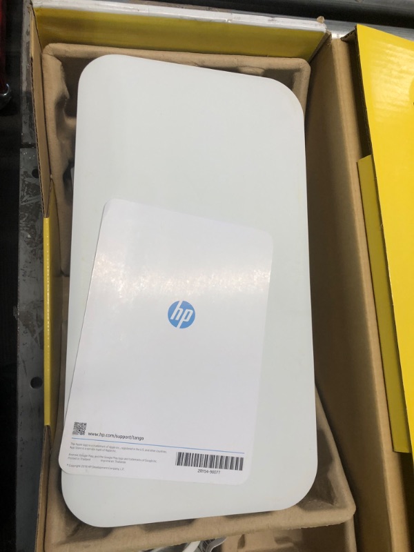 Photo 2 of HP Tango Smart Wireless Printer – Mobile Remote Print, Scan, Copy, HP Instant Ink, Works with Alexa(2RY54A),White