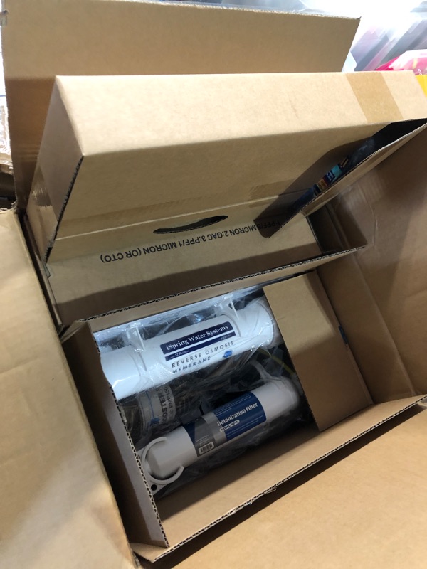 Photo 1 of (not functional)(sold for parts only) iSpring RCC1DP Tankless RO/DI System with Pump, 5 Stage De-ionization Reverse Osmosis Water Filter System