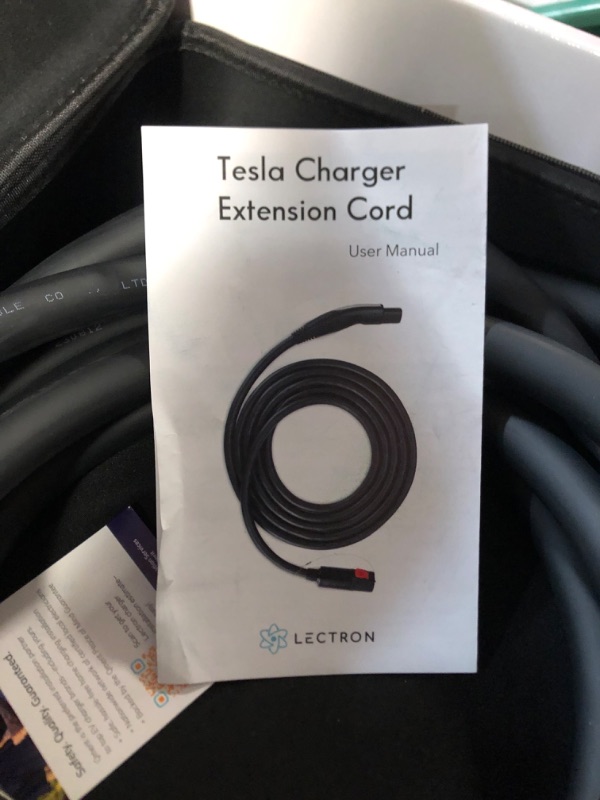 Photo 5 of Lectron EV Charger Extension Cable - Compatible with Tesla - Add an Extra 20 Feet to Your Tesla Charger