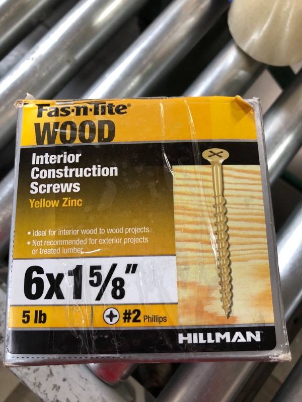 Photo 2 of ***OPEN BOX*** STOCK PHOTO*** Fas-n-Tite #6 x 1-5/8-in Interior construction Screws 5-lb (950-Pack)