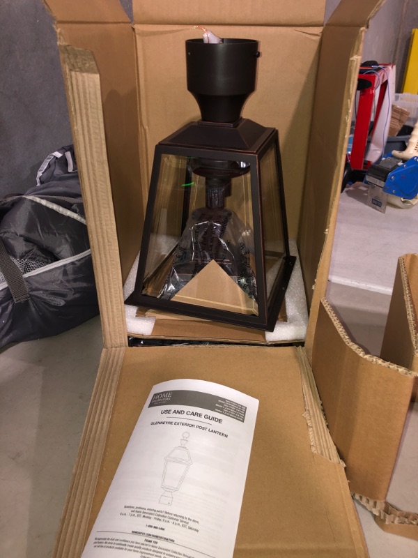 Photo 2 of (READ FULL POST) Glenneyre 22.5 in. W 2-Light Matte Black French Quarter Gas Style Outdoor Post Mount Light with Clear Class
