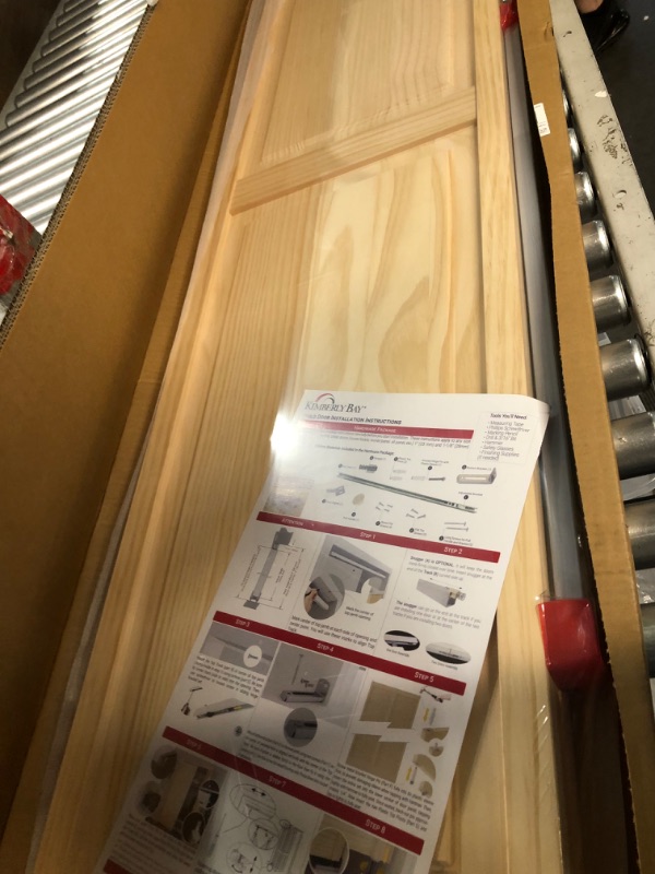 Photo 2 of ***USED - LIKELY MISSING PARTS - UNABLE TO VERIFY FUNCTIONALITY***
Snavely International Closet Door, Bi-fold, 6-Panel Style Solid Wood (80x30)