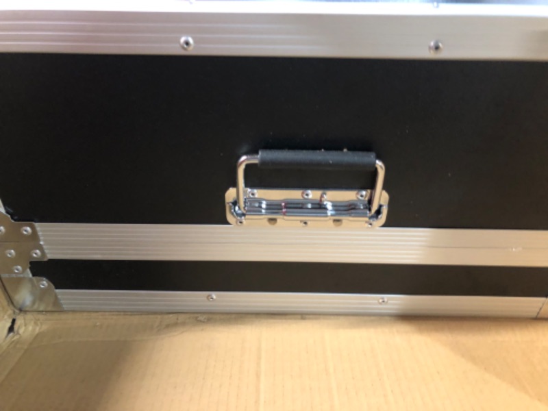 Photo 1 of Portable iPad Photo Booth Selfie Station Machine Metal Shell with Software APP Control Light Box,Music Sync,RGB Ring Light,Flight Case,for Parties,Christmas,Events for 12.9'' iPad Black + Colorful Light Box+ Flight Case