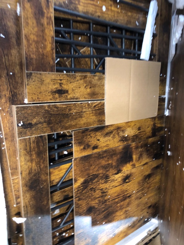 Photo 1 of ***USED - LIKELY MISSING PARTS - UNABLE TO VERIFY FUNCTIONALITY***
YITAHOME Dog Kennel Furniture for 2 Dogs, 39 inch Double Dog Crate with Storage Drawers, Indoor Wooden Dog House Heavy Duty for 2 Small Medium Dogs, Brown
