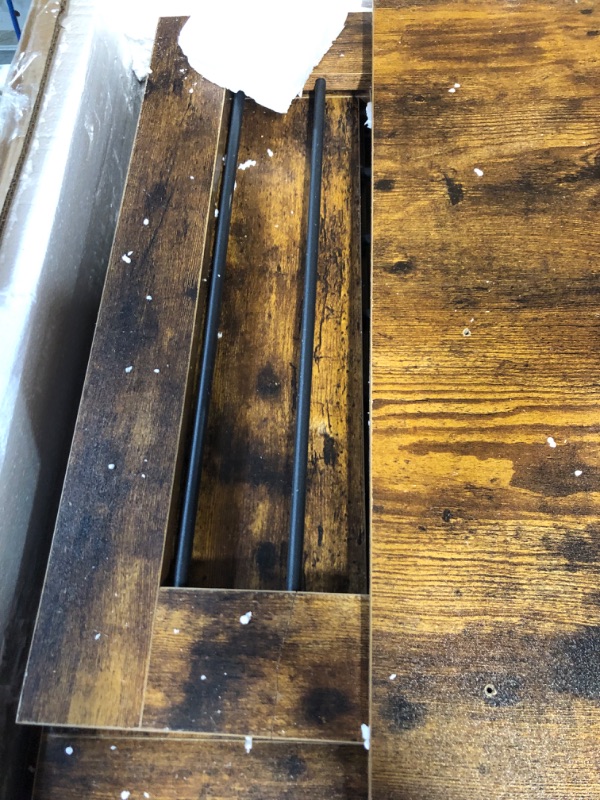 Photo 1 of ***USED - LIKELY MISSING PARTS - UNABLE TO VERIFY FUNCTIONALITY***
YITAHOME Dog Kennel Furniture for 2 Dogs, 39 inch Double Dog Crate with Storage Drawers, Indoor Wooden Dog House Heavy Duty for 2 Small Medium Dogs, Brown