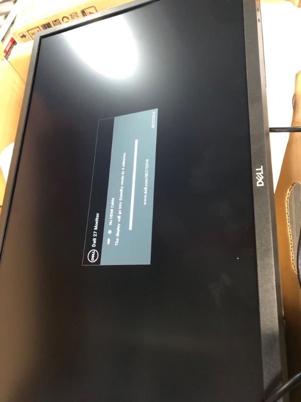 Photo 1 of Dell 27 inch Monitor FHD (1920 x 1080) 16:9 Ratio with Comfortview (TUV-Certified), 75Hz Refresh Rate, 16.7 Million Colors, Anti-Glare Screen with 3H Hardness, Black - SE2722HX 27 Inches SE2722HX