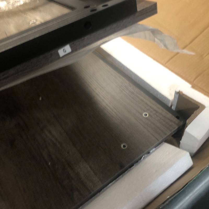 Photo 1 of ODK L Shaped Desk, 51" Computer Corner Desk, Gray Oak 51 Inch