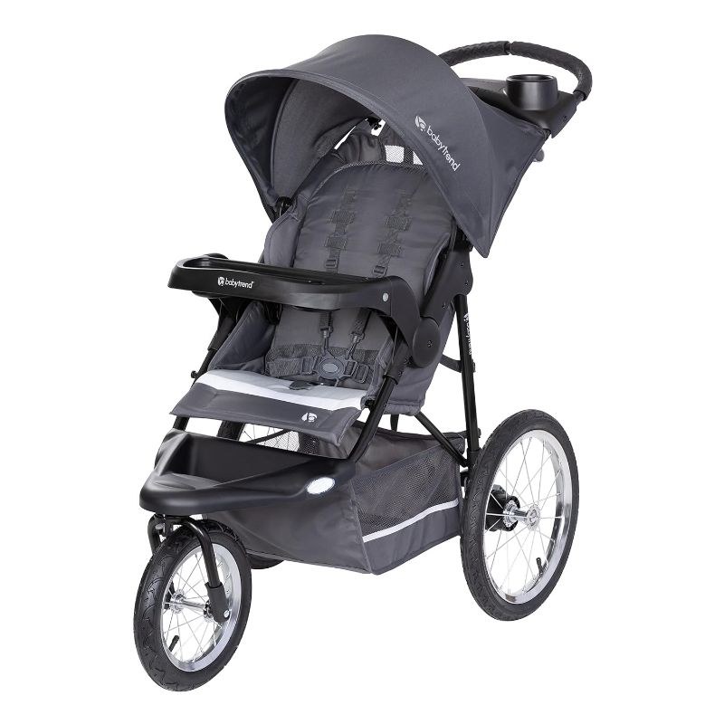 Photo 1 of Baby Trend Expedition Jogger, Dash Grey Stroller Dash Grey