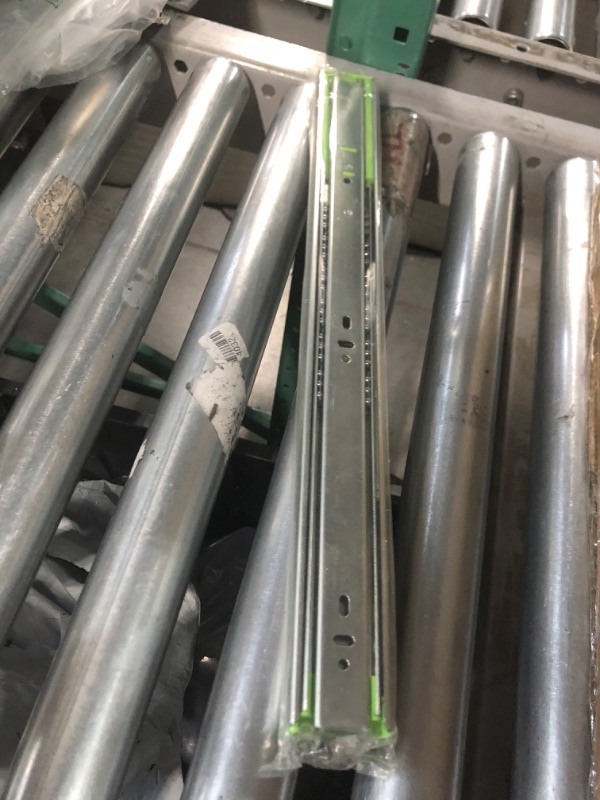 Photo 1 of 1 Pair of 18 Inch Full Extension Ball Bearing Side Mount Soft Close Drawer Slides