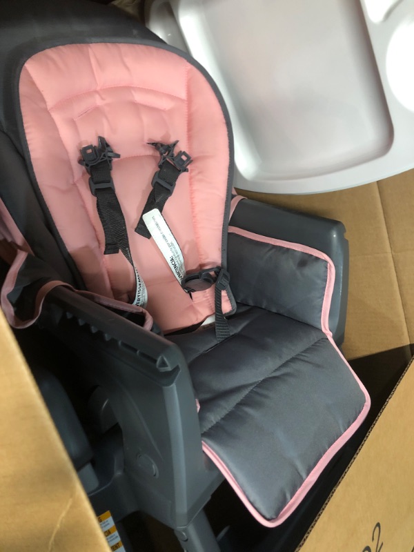 Photo 3 of Baby Trend Sit Right 2.0 3-in-1 High Chair-Cozy Pink