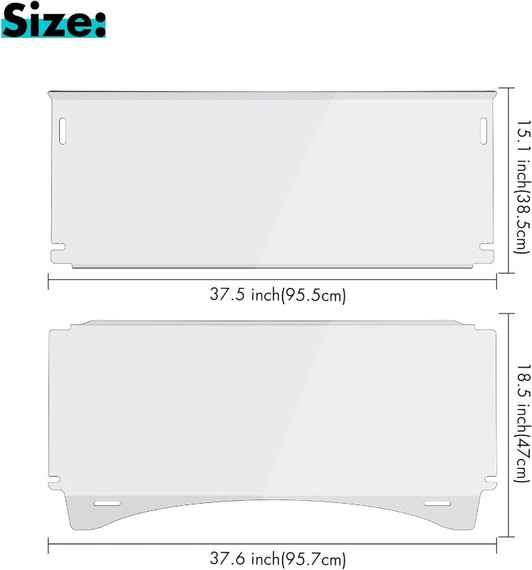 Photo 4 of 10L0L Folding Down Clear/Tinted Windshield for 2003-2006 Yamaha G22 Models Gas or Electric Golf Cart