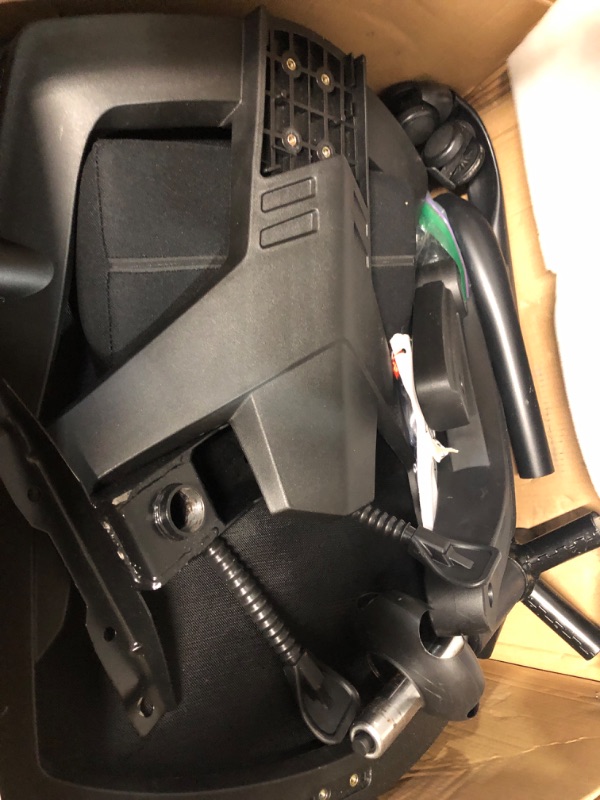 Photo 2 of **NON-REFUNDABLE**NO RETURNS**PARTS ONLY*** Ergonomic Office Chair, High Back Office Chair with Lumbar Pillow and Retractable Footrest, Dark Black