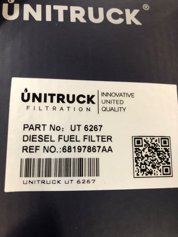 Photo 2 of [ READ NOTES]
Ram Diesel Fuel Filter : Replaces# 68197867AA, 68157291AA UT 6267K