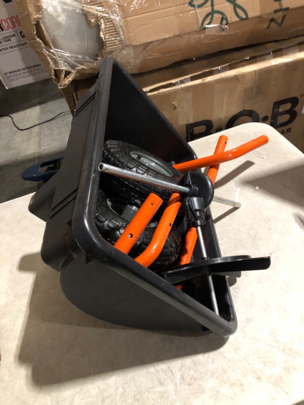 Photo 6 of ***USED - LIKELY MISSING PARTS - UNABLE TO VERIFY FUNCTIONALITY***
Agri-Fab Inc 45-0530-131, 85 lb. Tow Broadcast Spreader, Black/Orange