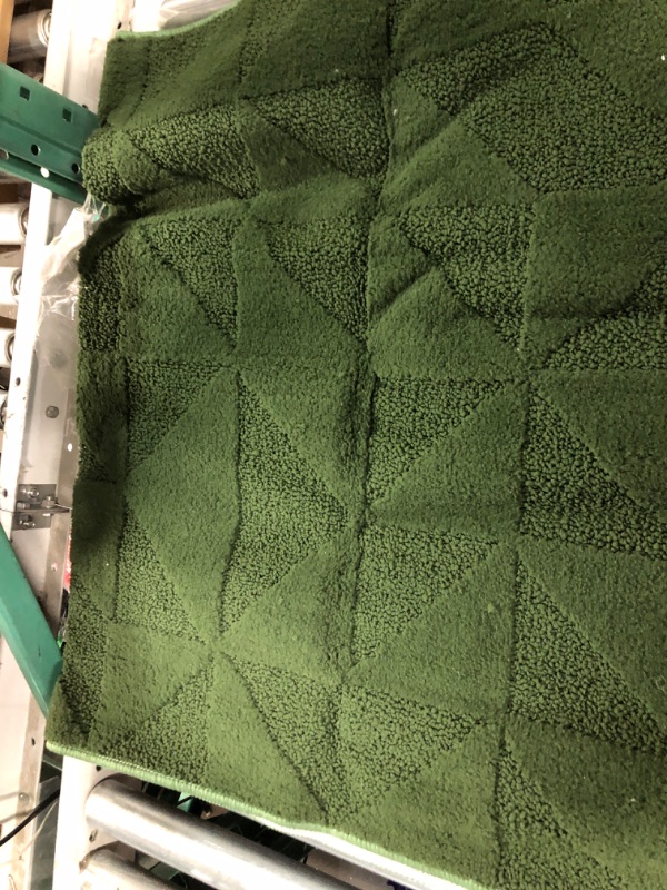 Photo 2 of **STOCK PJOTO FOR REFERENCE** OLANLY Door Mats Indoor, Non-Slip, Absorbent, Dirt Resist, Entrance Washable Mat, Low-Profile Inside Entry Doormat for Entryway (32x20 inches, Green) 32" x 20" Green