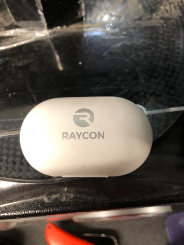 Photo 2 of Raycon The Everyday Bluetooth Wireless Earbuds with Microphone- Stereo Sound in-Ear Bluetooth Headset True Wireless Earbuds 32 Hours Playtime (Matte White)