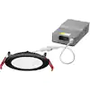 Photo 1 of Wafer 4 in. Matte Black Selectable New Construction/Remodel Recessed Integrated LED Kit
