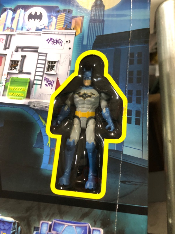 Photo 2 of DC Comics Batman 3-in-1 Batcave Playset with Exclusive 4-inch Batman Action Figure and Battle Armor, Gift Ideas for Your Holiday Toy List 2021