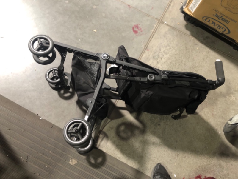 Photo 6 of ***USED - SCRATCHED - DIRTY - LIKELY MISSING PARTS***
gb Pockit+ All-Terrain, Ultra Compact Lightweight Travel Stroller with Canopy and Reclining Seat in Velvet Black Velvet Black Pockit+ All Terrain