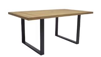 Photo 1 of **MISSING LEGS-MINOR DAMGE SCRATCHES PREV USED**
Origin 21 Clairmont Rectangle Outdoor Dining Table 38-in W x 66-in L with Umbrella Hole
