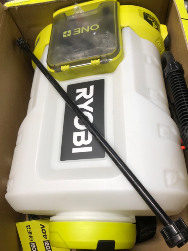 Photo 2 of RYOBI ONE+ 18V Cordless Battery 4 Gal. Backpack Chemical Sprayer with 2.0 Ah Battery and Charger, P2860