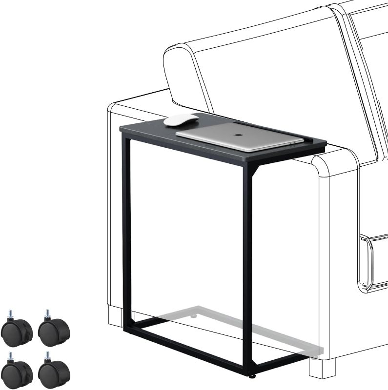 Photo 1 of ***READ NOTES***
Couch Desk with Lockable Wheels, Slide Sofa Desk with Tiltable Drawing Board, Over Couch Arm Side Table Desk