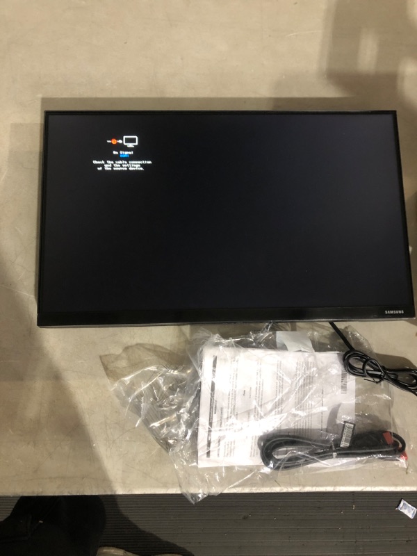 Photo 3 of SAMSUNG T350 Series 22-Inch FHD 1080p Computer Monitor, 75Hz, IPS Panel, HDMI, VGA (D-Sub), 3-Sided Border-Less, FreeSync (LF22T350FHNXZA)