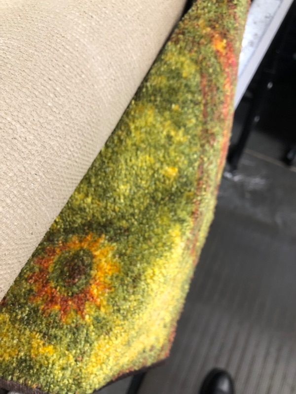 Photo 1 of Mohawk Home Free Flow Artifact Panel Patchwork Area Rug, 5'x8', Multi 5 x 8 Feet Red