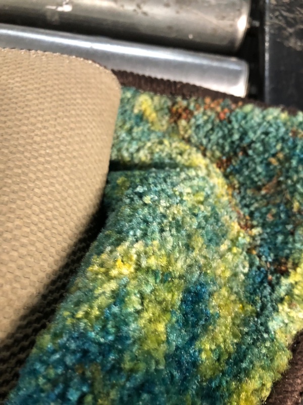 Photo 1 of Mohawk Home Free Flow Artifact Panel Patchwork Area Rug, 5'x8', Multi 5 x 8 Feet Red