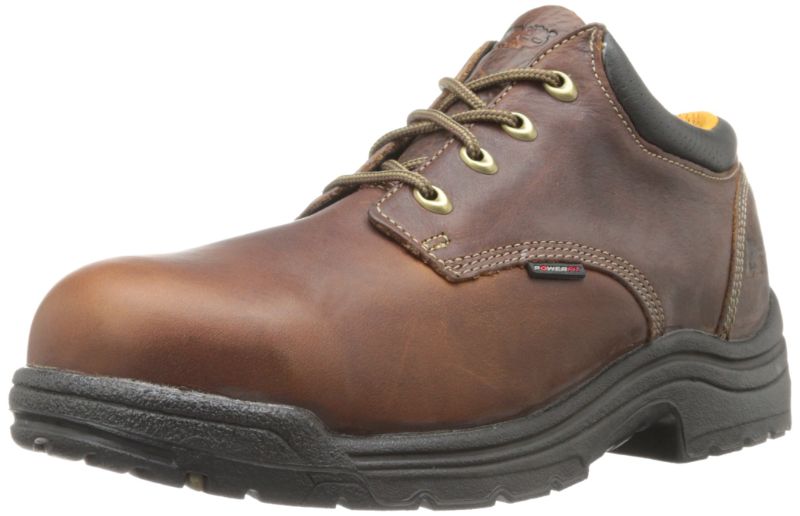 Photo 1 of Timberland PRO Men's Titan Oxford Alloy Safety Toe Industrial Work Shoe 10.5 Dark Brown