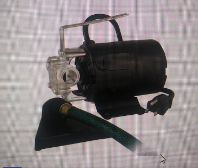 Photo 1 of **PARTS ONLY NON REFUNDABLE**
Utilitech 1/12-HP 115-Volt Stainless Steel Electric Utility Pump
