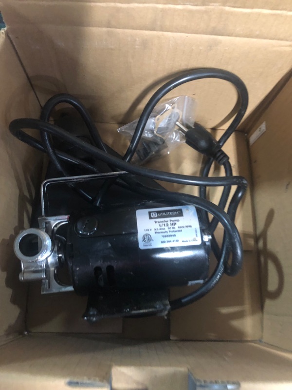 Photo 2 of **PARTS ONLY NON REFUNDABLE**
Utilitech 1/12-HP 115-Volt Stainless Steel Electric Utility Pump
