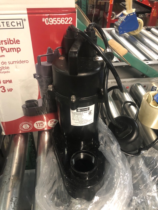 Photo 3 of **PARTS ONLY NON REFUNDABLE**
Utilitech 0.33-HPAluminum Submersible Sump Pump 148010