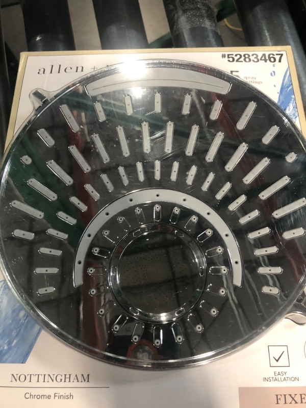 Photo 2 of **PARTS ONLY NON REFUNDABLE**
allen + roth Nottingham Chrome Round Fixed Shower Head 1.8-GPM (6.8-LPM)