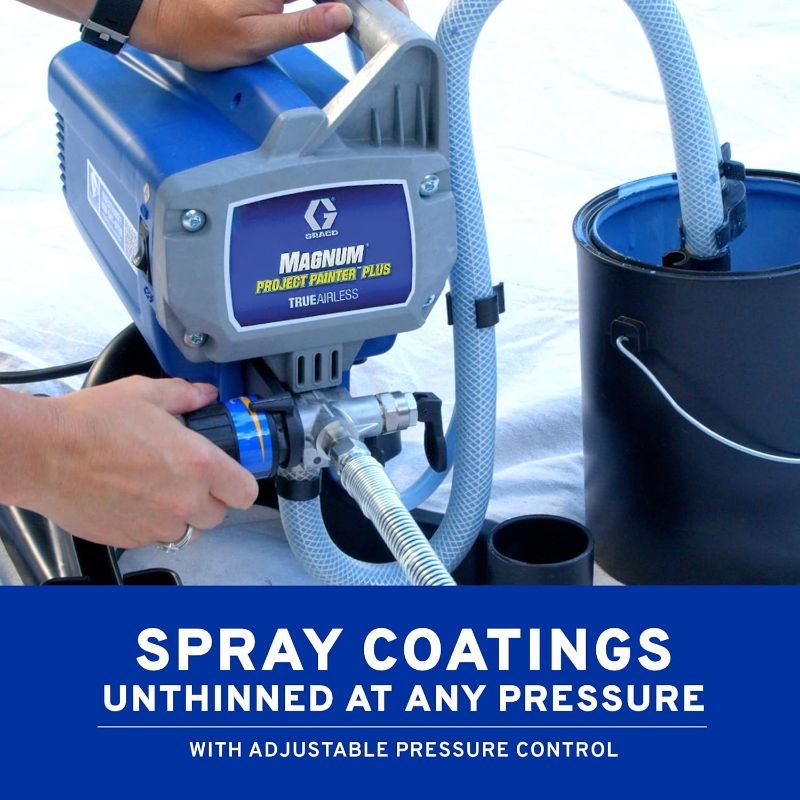 Photo 6 of (READ FULL POST) Graco Magnum 257025 Project Painter Plus Paint Sprayer, Multicolor