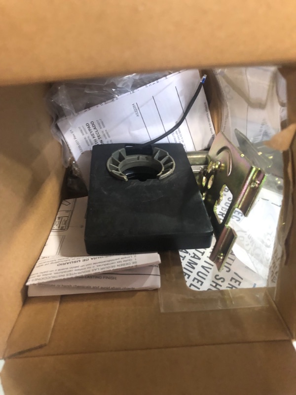 Photo 1 of **PARTS ONLY NON REFUNDABLE**
RELIABILT Bragg Matte Black Single Cylinder Electronic Deadbolt with Lighted Keypad