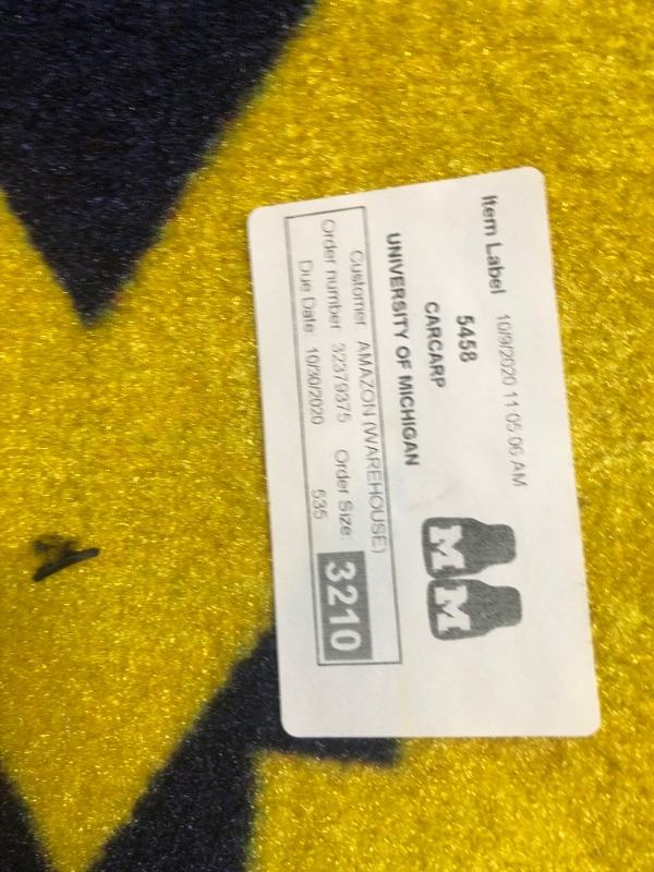 Photo 1 of FANMATS NCAA Womens Front Carpet Car Mat Set - 2 Pieces Michigan Wolverines 17"x27" Team Color