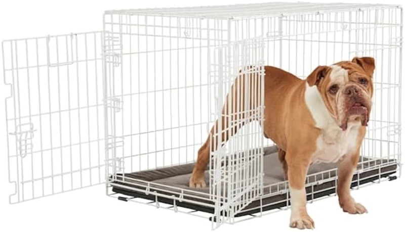 Photo 1 of ***READ NOTES***
EveryYay White 2-Door Dog Crate
43X28
BLACK