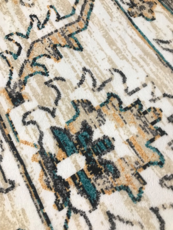 Photo 1 of ***READ NOTES***
VK VK·LIVING Machine Washable Rug Vintage Design Washable Area Rugs with Non Slip Rugs  (Beige)
